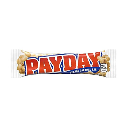 PAYDAY Peanut Caramel Candy Bars, 1.85 Ounce Bar (Pack of 24)  PayDay