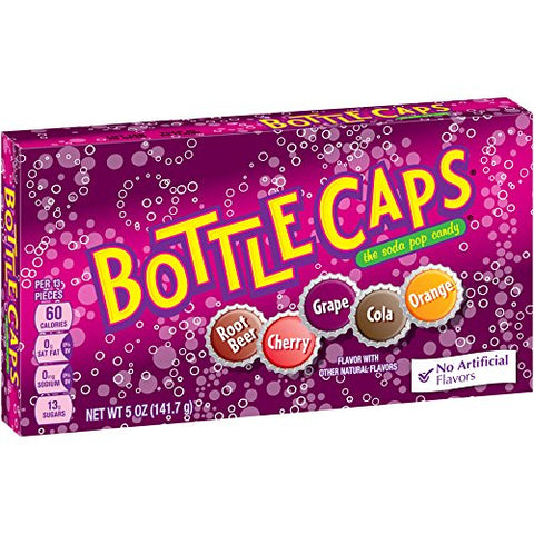 Bottle Caps Candy, Video Box, 5 Ounce (Pack of 12)