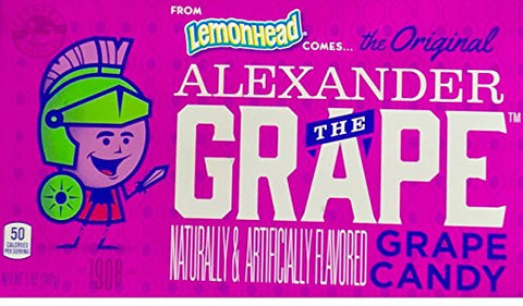 Lemonhead Hard Candy, Alexander The Grape, 0.8 Ounce (Pack of 24)