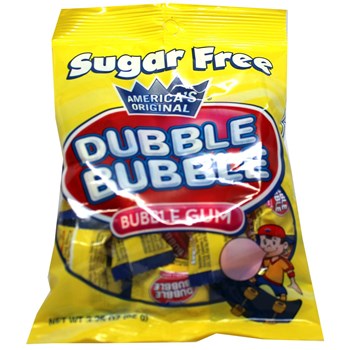 Concord Dubble Bubble Sugar Free Peg 3.25 Oz 12 Ct