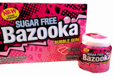 Bazooka Sugar Free Gum, Original, 60 Count To Go Cup (Pack of 6)